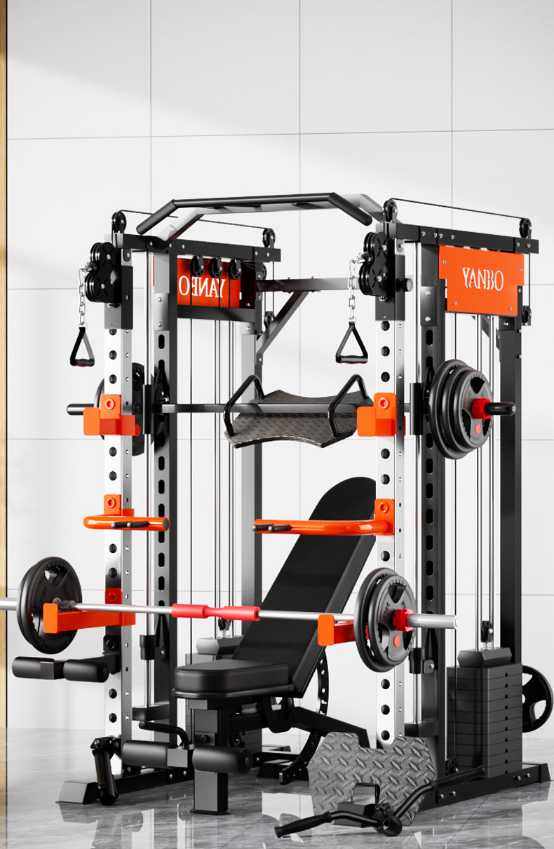 SmartFit M1 Max 130kg Pin Loaded Multi Functional Training Smith Machine Home Gym Power Rack Machine package - Image 2