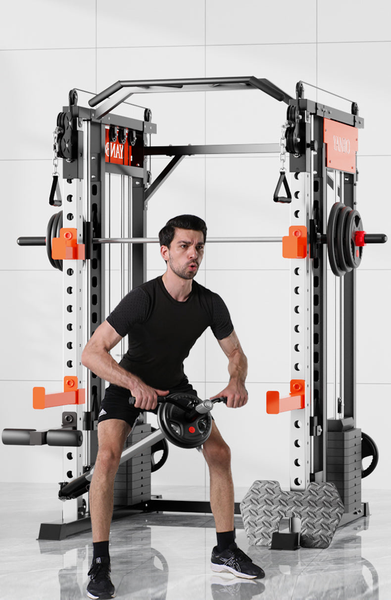 SmartFit M1 Max 130kg Pin Loaded Multi Functional Training Smith Machine Home Gym Power Rack Machine package - Image 4