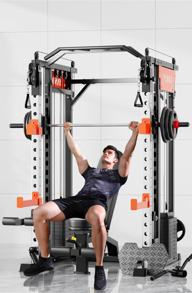 SmartFit M1 Max 130kg Pin Loaded Multi Functional Training Smith Machine Home Gym Power Rack Machine package - Image 6