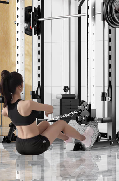 SmartFit M1 Max 130kg Pin Loaded Multi Functional Training Smith Machine Home Gym Power Rack Machine package - Image 8