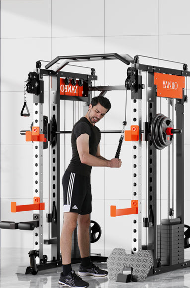 SmartFit M1 Max 130kg Pin Loaded Multi Functional Training Smith Machine Home Gym Power Rack Machine package - Image 9