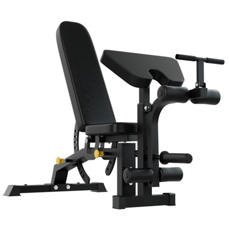 SmartFit C1 Max Multi Functional Cable Crossover Station 130kgs Pin Loaded  Machine  + Multi Func Bench+7Ft Olympic Barbell + 100kgs Weights - Image 5