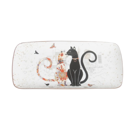 Cat Couple Embossed Entertaining Set - Image 3