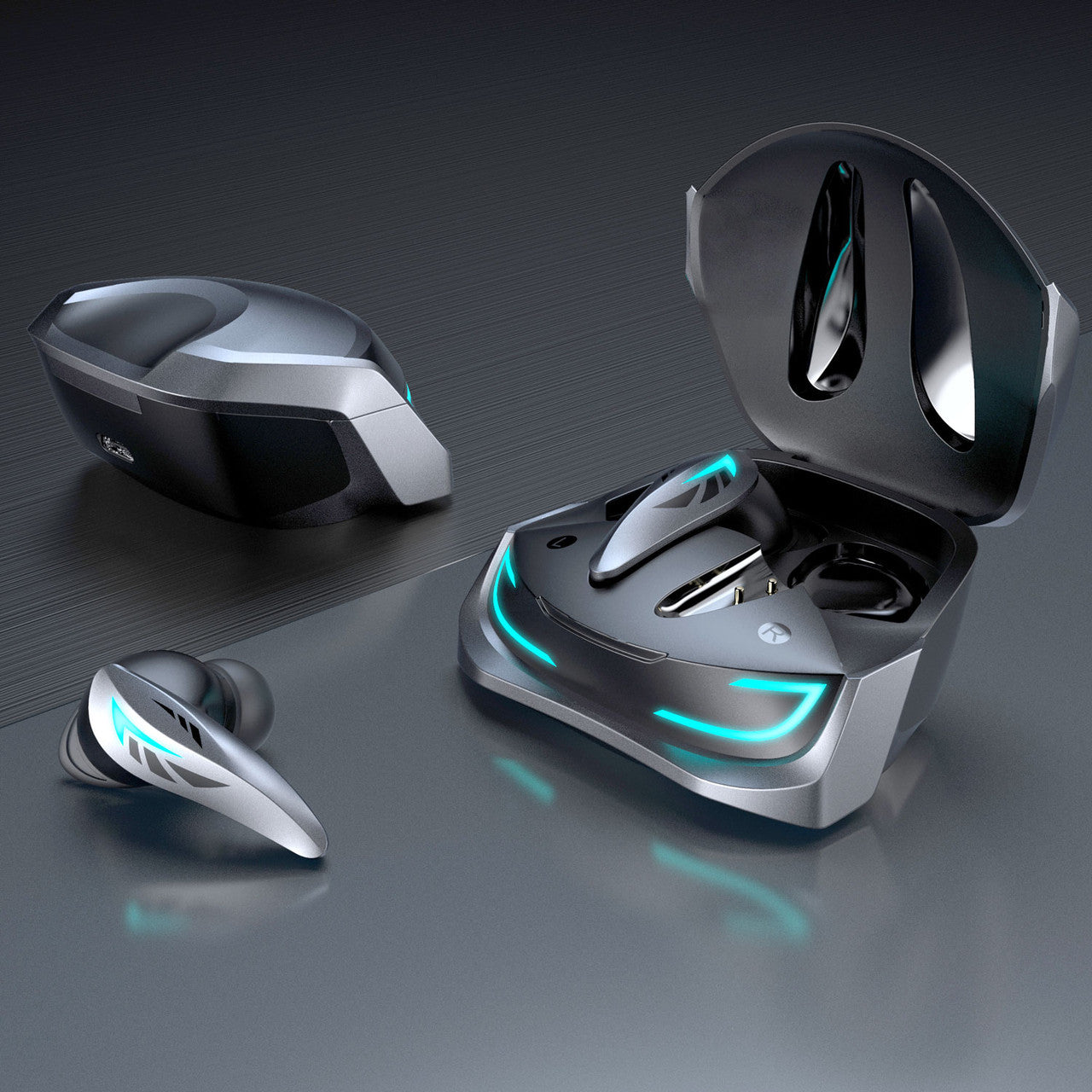 Laser Wireless Gaming ANC Earphones Black - Image 8