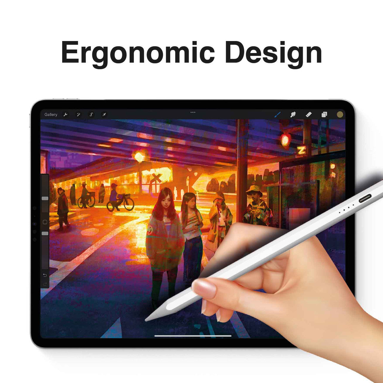 Laser Active Stylus for iPad White - Image 3