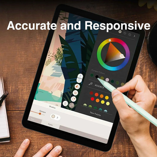 Laser Active Stylus Pen for iPad - Green - Image 2