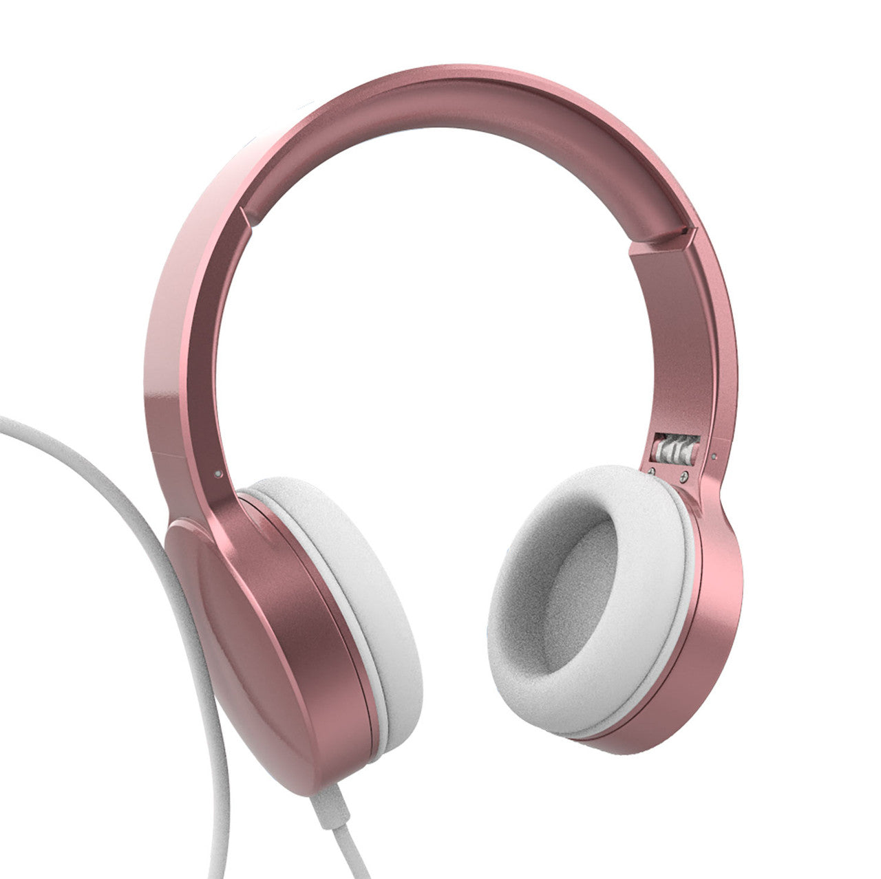 Laser Wired Headphones with 40mm Drivers Rose Gold - Image 4