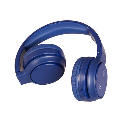 Laser Foldable Bluetooth Headphones with Mic - Navy Blue - Image 4