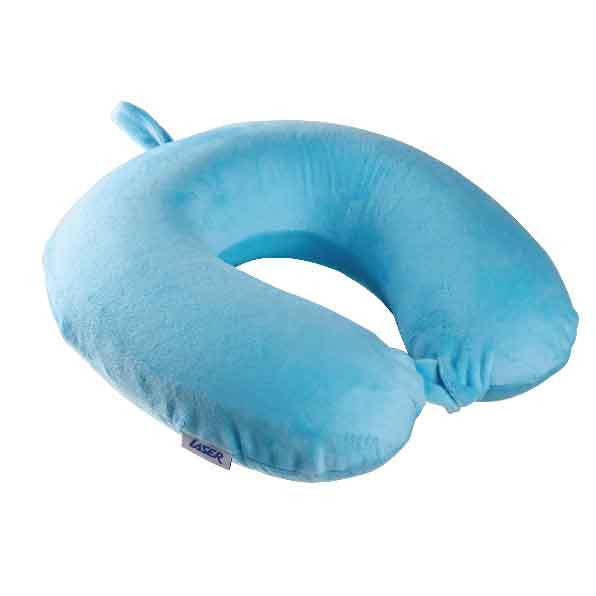 Laser Memory Foam Neck Pillow Blue - Image 4