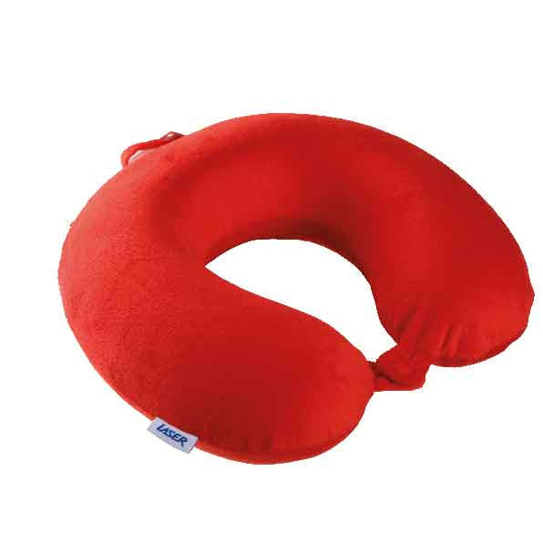 Laser Memory Foam Neck Pillow Red - Image 5