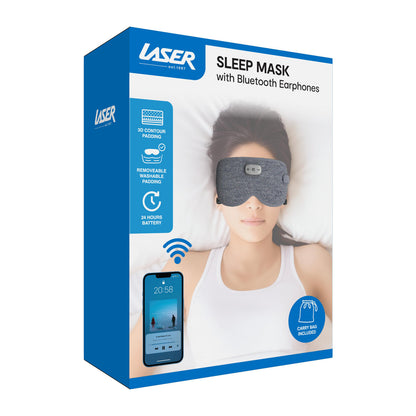 Laser Smart Sleeping Mask Earphone Grey - Image 4