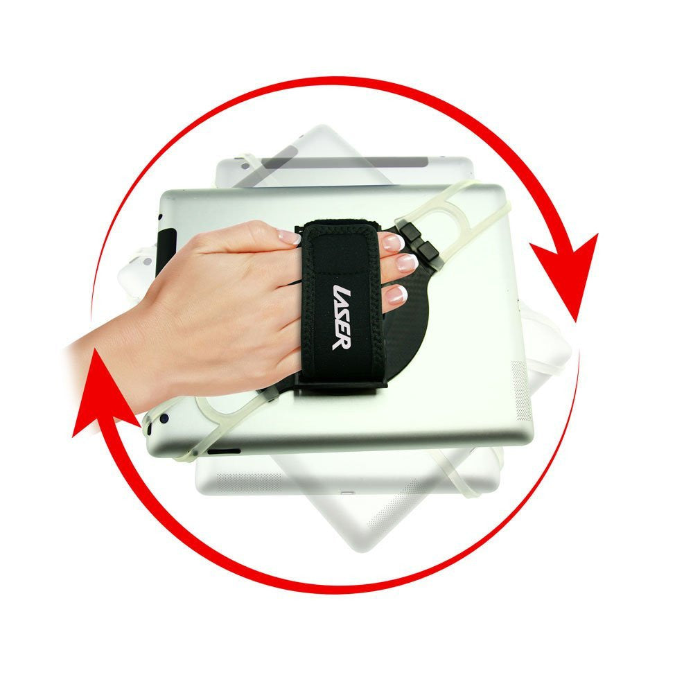 Laser Tablet Holder with 360 Degree Swivel - Black - Image 3