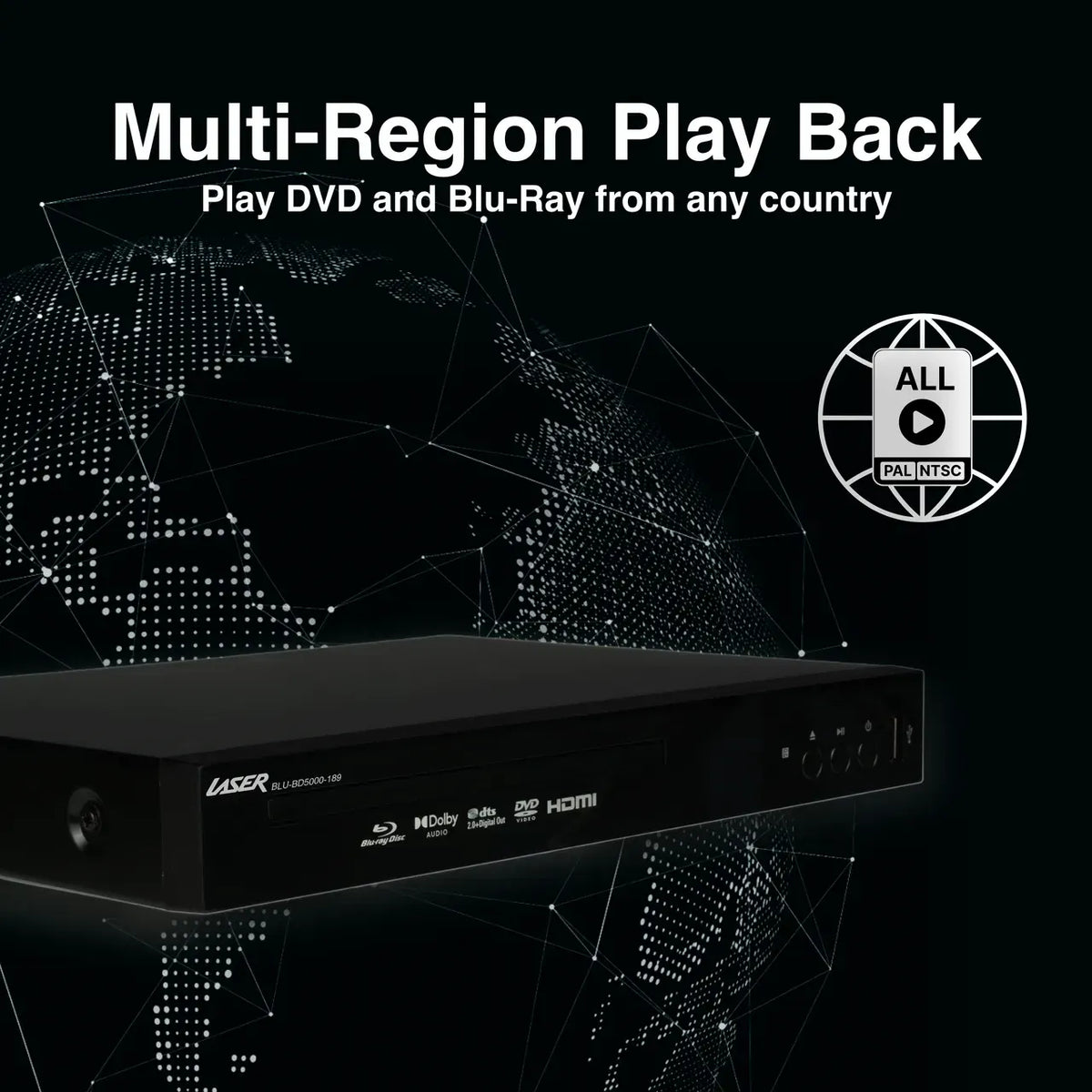 Laser Blu-Ray Player with Multi Region Playback - Image 5