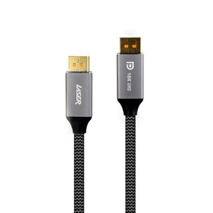 Laser 16K DisplayPort Male to Male Cable 2m - Image 2