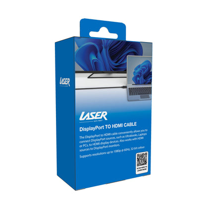Laser DisplayPort to HDMI Cable 1080p 1m - Image 5