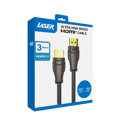 Laser Ultra High Speed HDMI Cable 8K - Gold 3M - Image 8