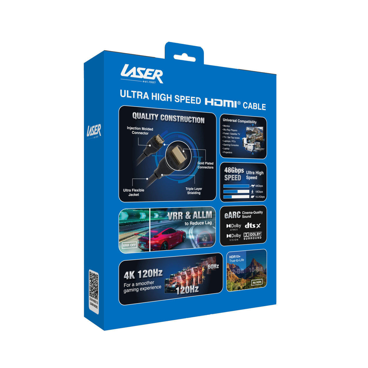 Laser Ultra High Speed HDMI Cable 8K - Gold 3M - Image 9