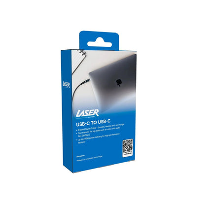 Laser 240W USB-C to USB-C LCD Braided Cable 1M - Image 3
