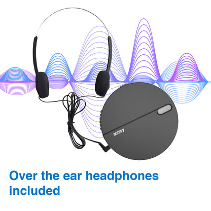 Laser Portable CD MP3 Player with Anti-Skip Tech and Headphones - Image 6