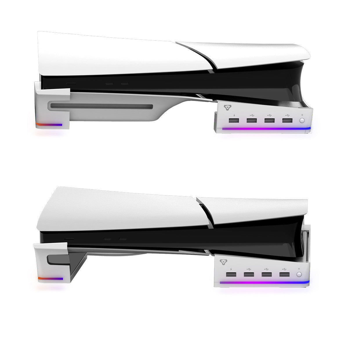 Laser Gaming PS5 Slim RGB Horizontal Stand with 4 USB Ports - Image 5