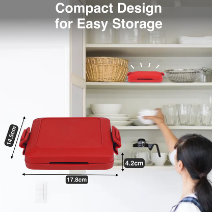 Laser Microwave Toastie Maker with Heatwave Tech Red - Image 3