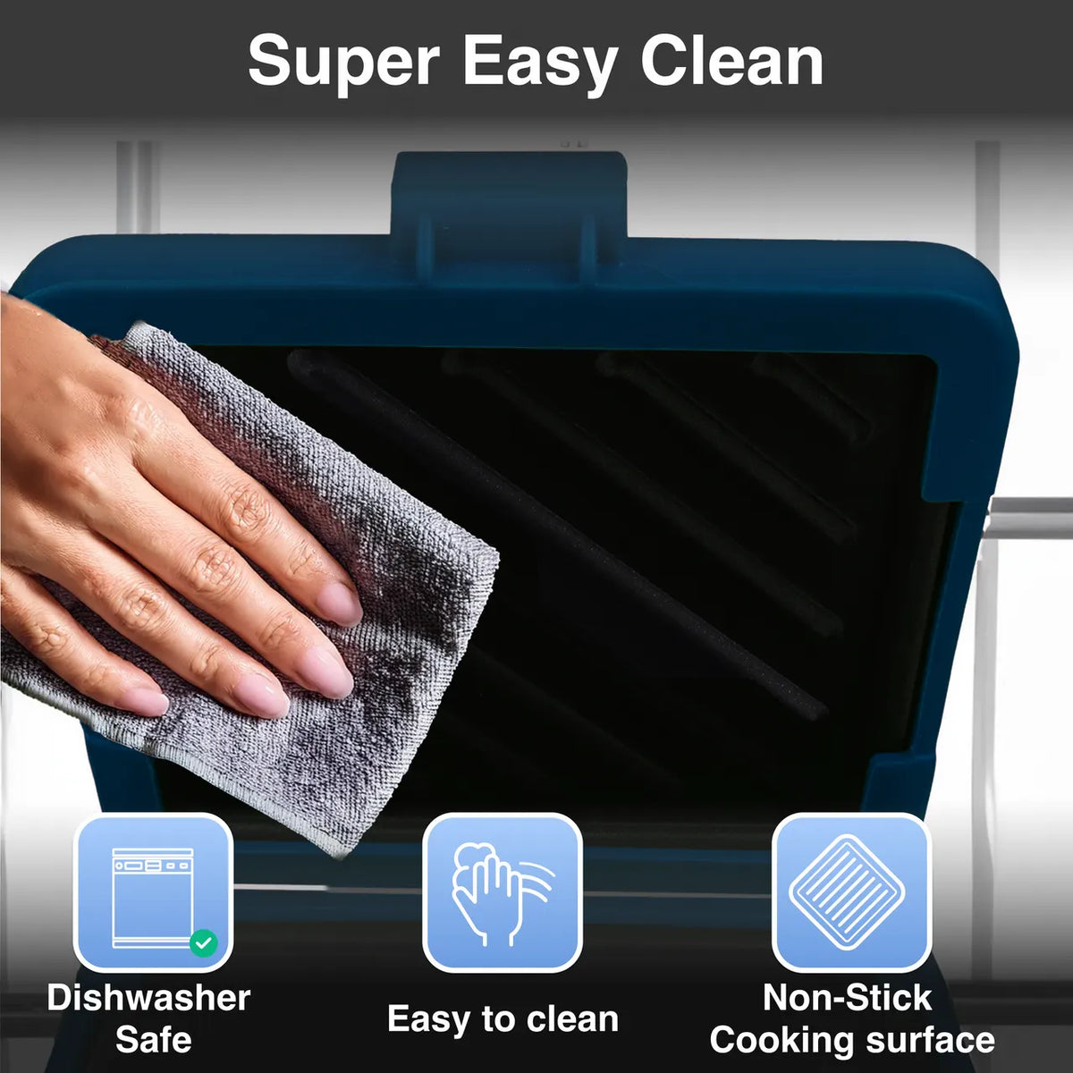 Laser Heatwave Tech Microwave Toastie Maker Blue - Image 7