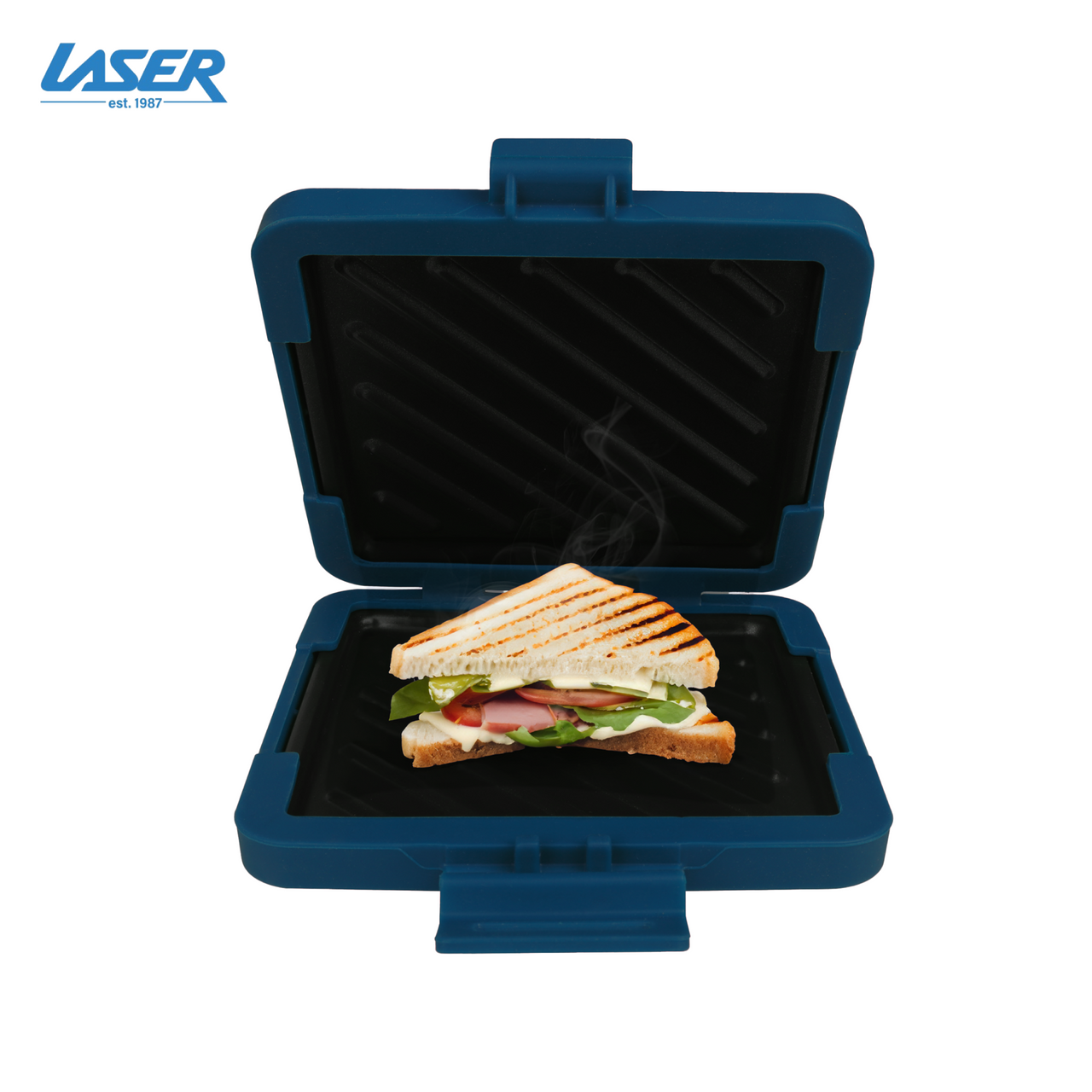 Laser Heatwave Tech Microwave Toastie Maker Blue - Image 9