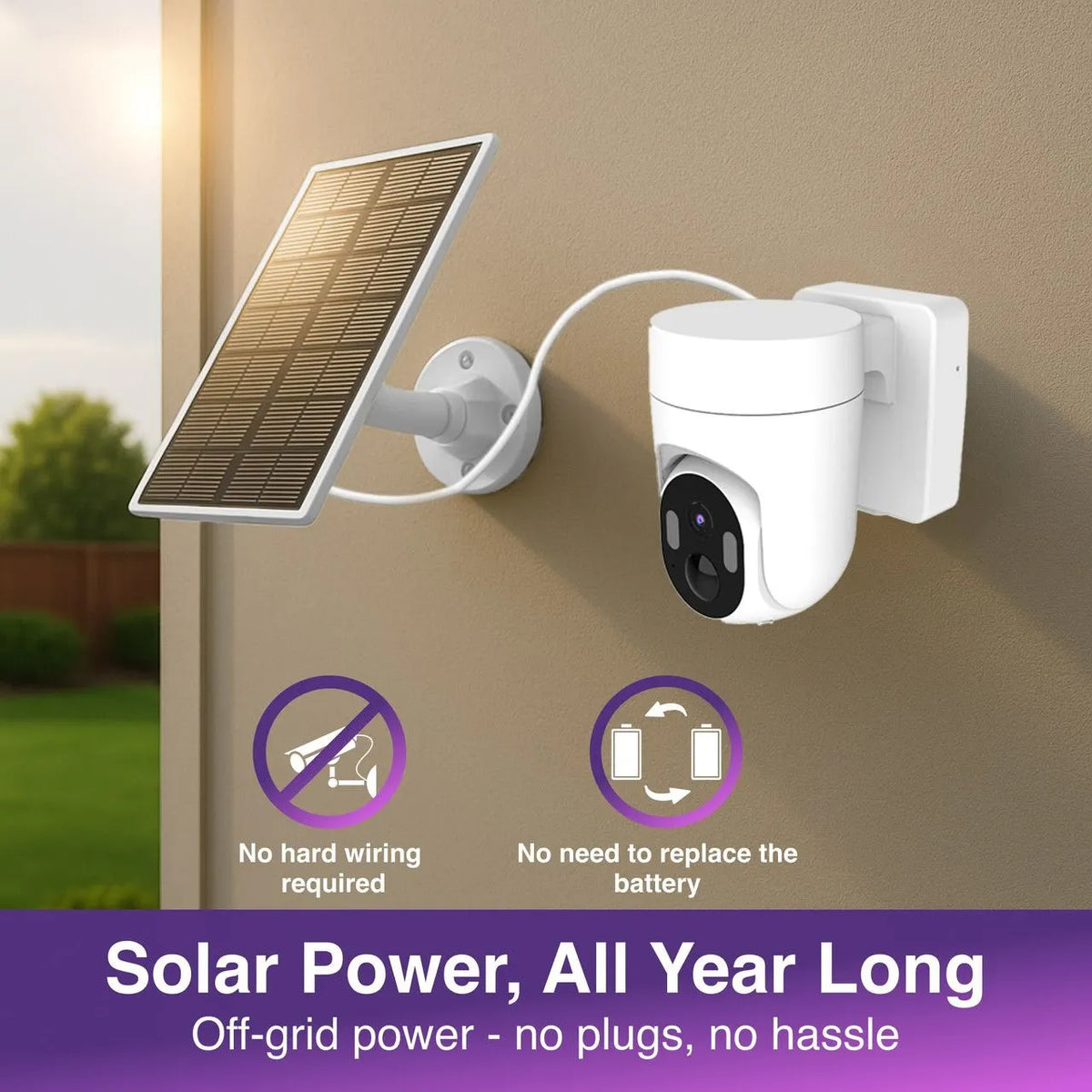 Connect Outdoor 2K Camera with Solar Panel - Image 4