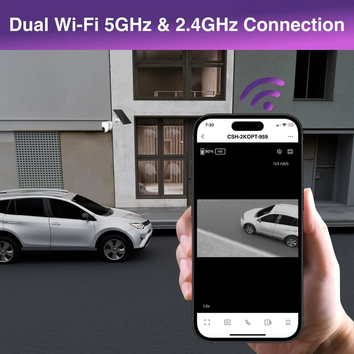Connect Outdoor 2K Camera with Solar Panel - Image 9