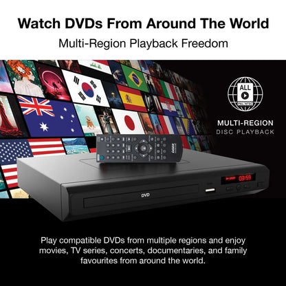 Laser Multi-Region DVD Player with HDMI and USB - Image 2