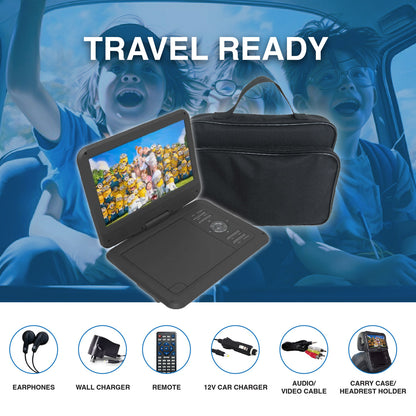 Laser 10” Portable DVD Player with Anti-Skip Technology - Image 3