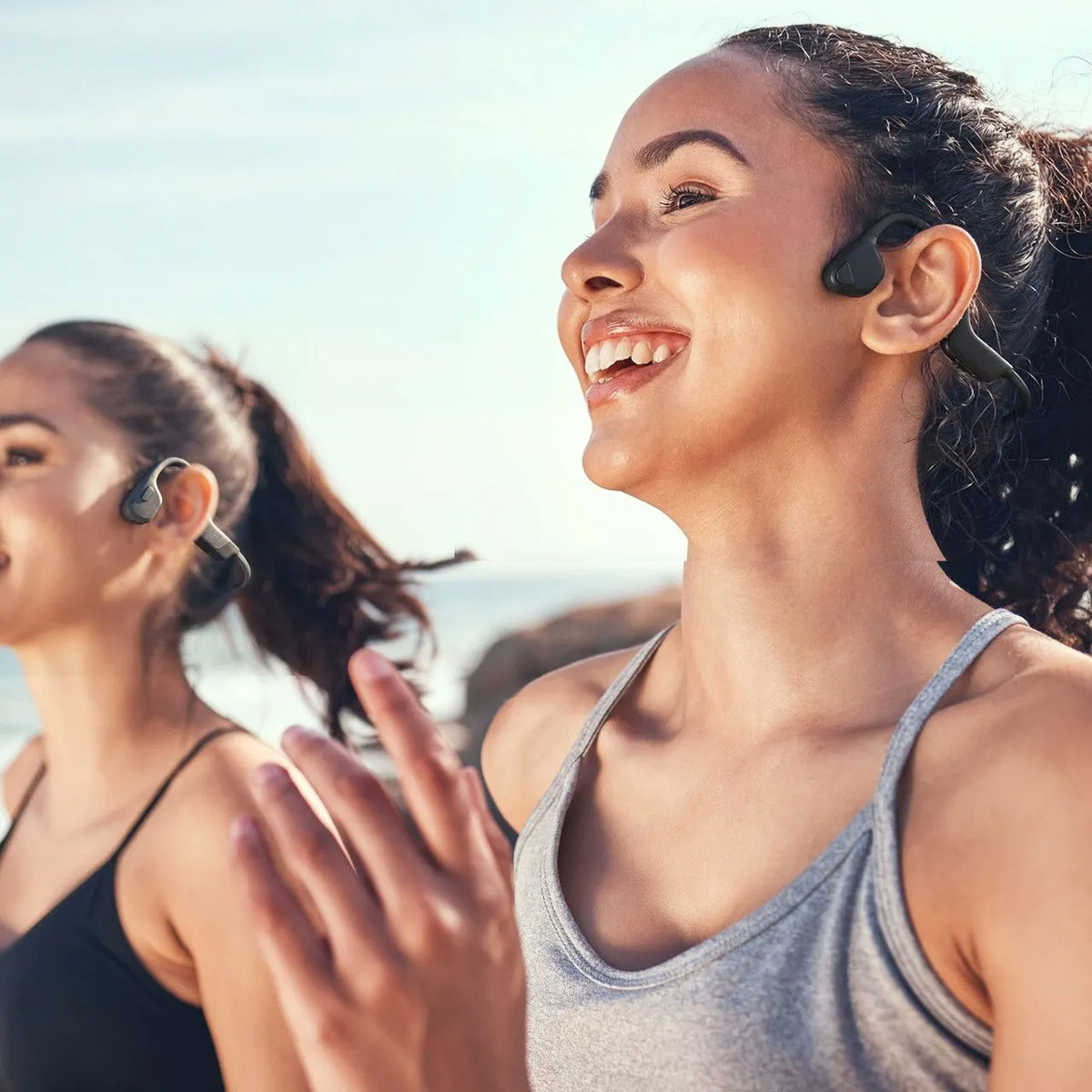 Laser Bone Conduction Headphones for Swimming Black - Image 2