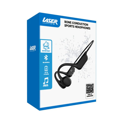 Laser Bone Conduction Headphones for Swimming Black - Image 4