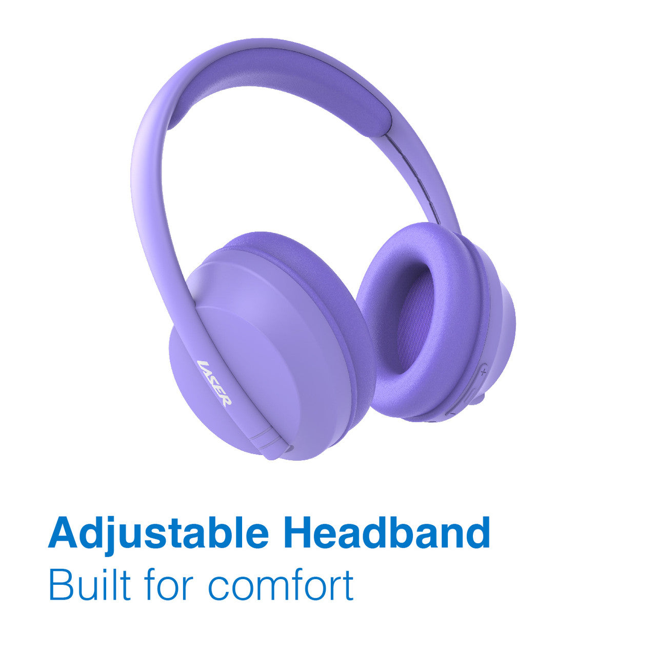 Laser Volume Limited ANC Kids Headphones Lilac - Image 5