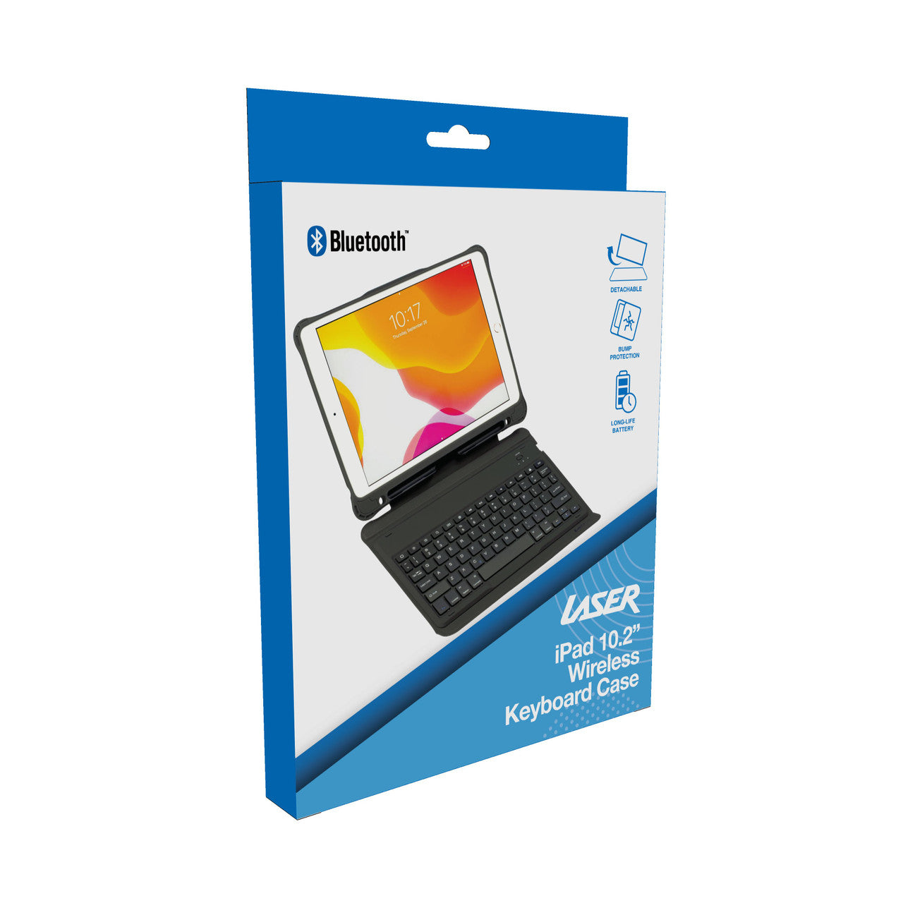 Laser iPad 10.2-inch Wireless Keyboard Case Black - Image 5
