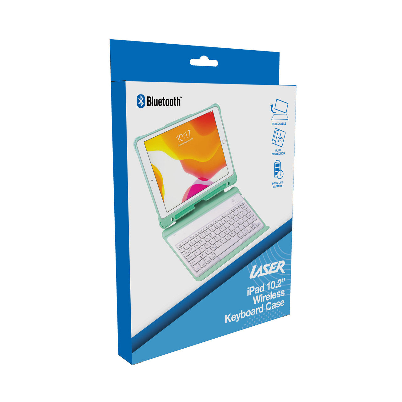 Laser iPad 10.2-inch Wireless Keyboard Case Green - Image 7