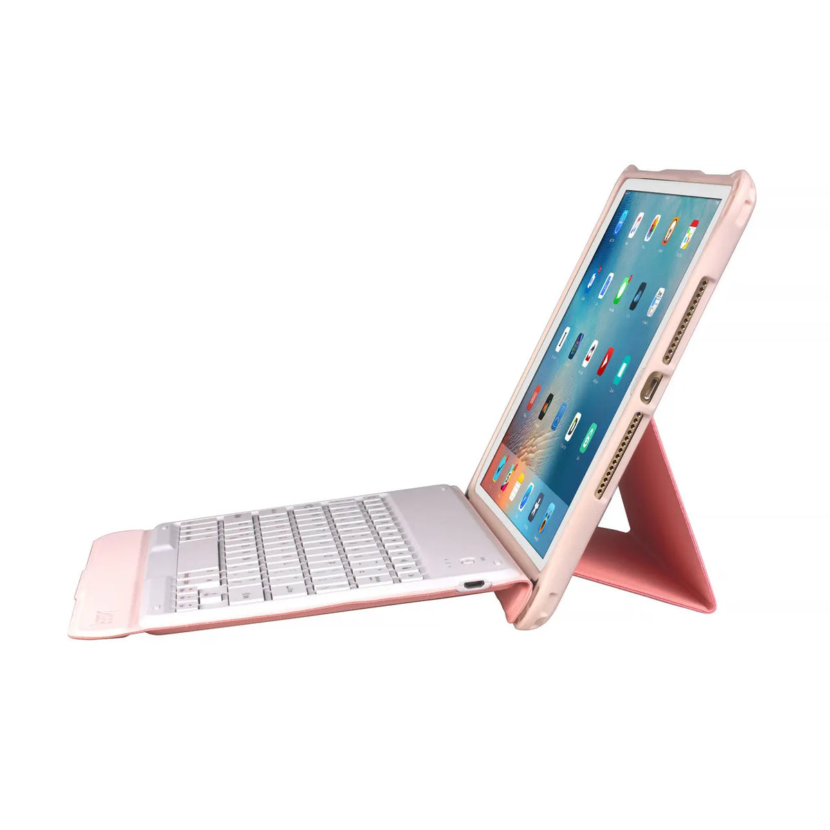 Laser iPad 10.2-inch Wireless Keyboard Case Pink - Image 3