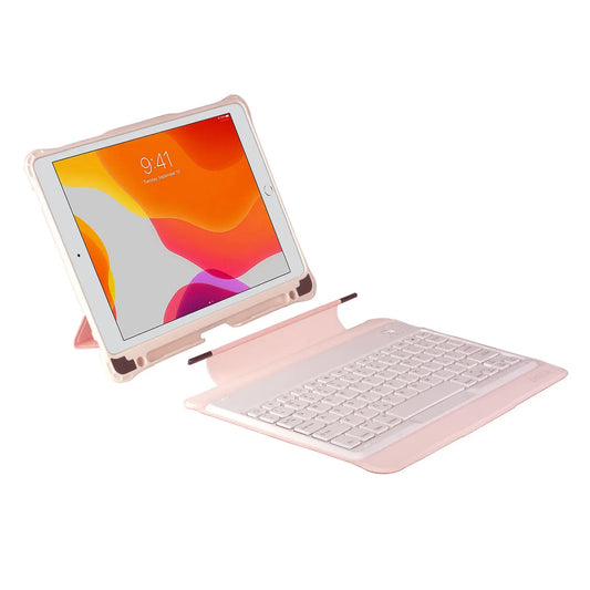 Laser iPad 10.2-inch Wireless Keyboard Case Pink - Image 4