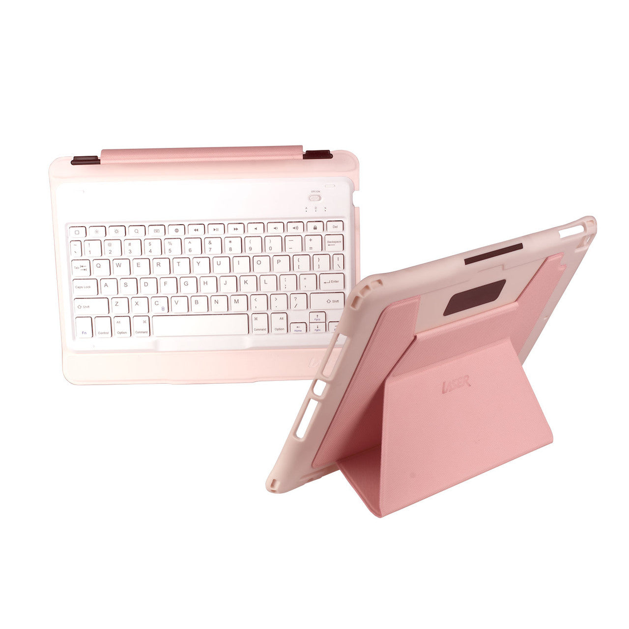 Laser iPad 10.2-inch Wireless Keyboard Case Pink - Image 5