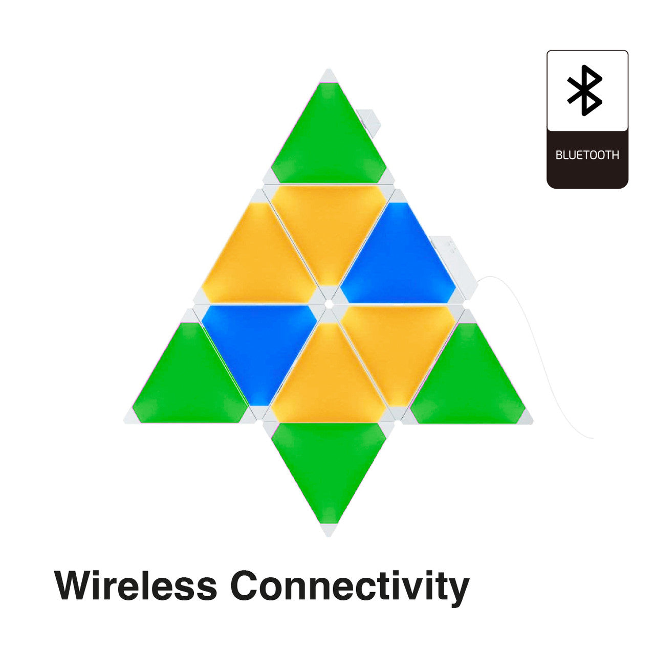 Laser Smart DIY Triangle Light WiFi RGB 10-Pack - Image 9