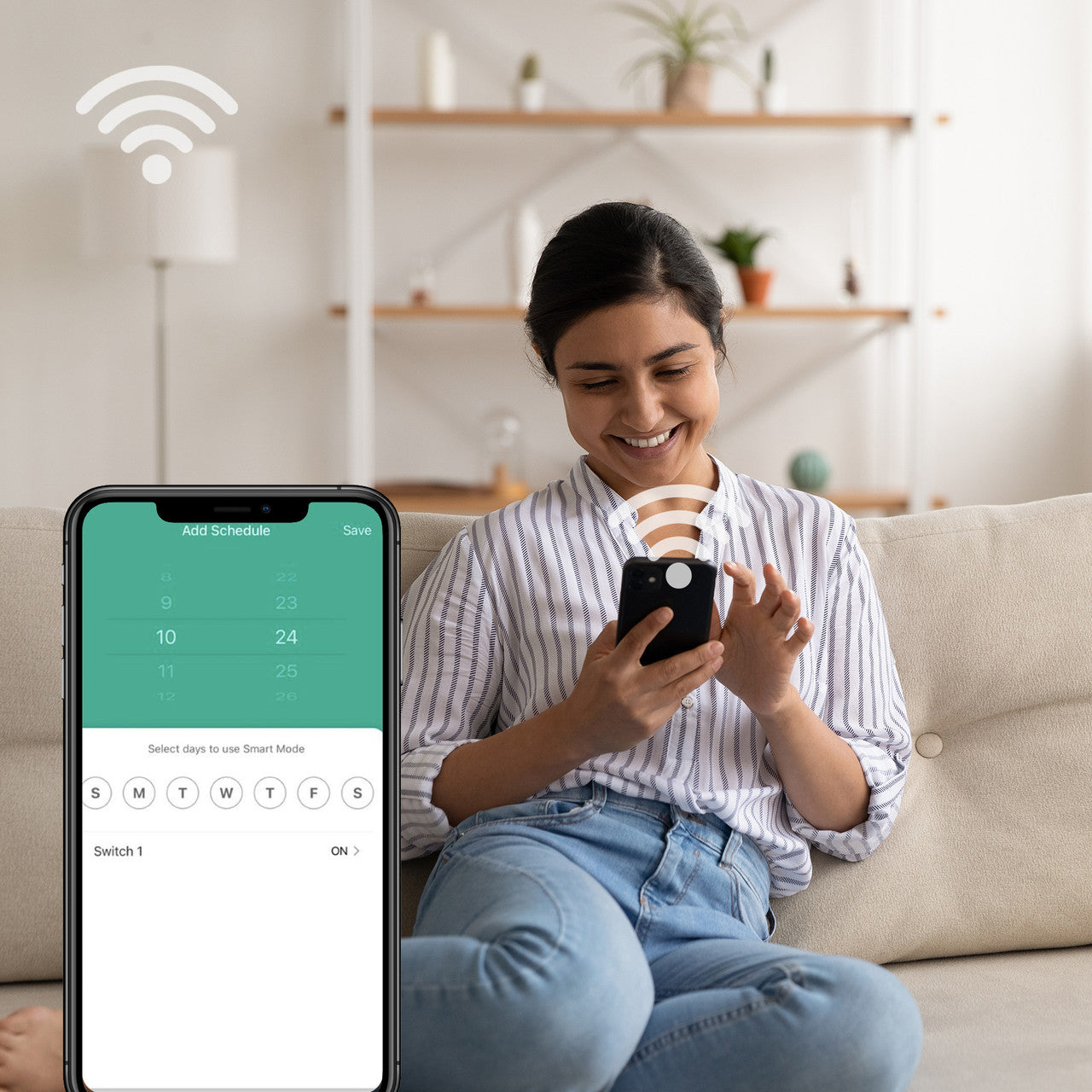 Laser Smart Wi-Fi Plug with Dual USB and Power Monitoring - Image 2