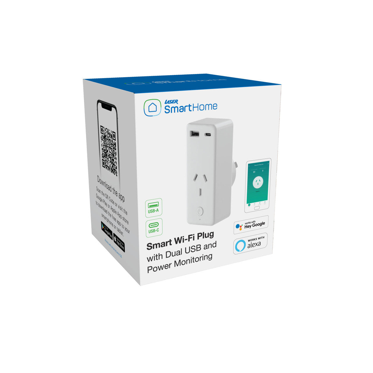 Laser Smart Wi-Fi Plug with Dual USB and Power Monitoring - Image 8