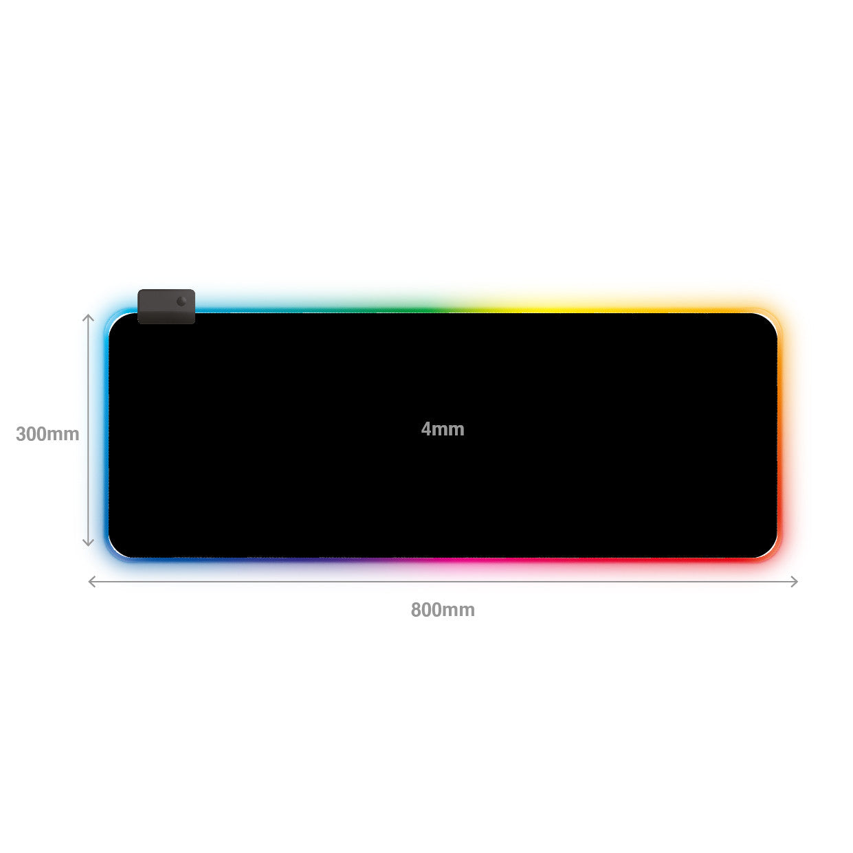 Laser RGB LED Gaming Mouse Pad Extra Large - Image 6