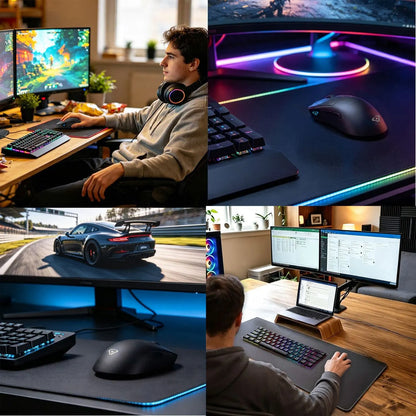 Wireless Gaming Mouse 7200 DPI - Black - Image 8