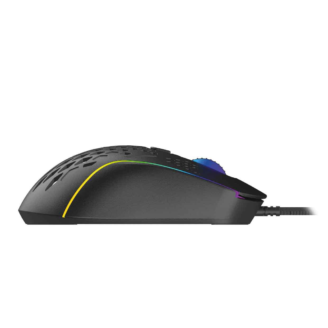 Laser RGB Lightweight Gaming Mouse - Black - Image 8