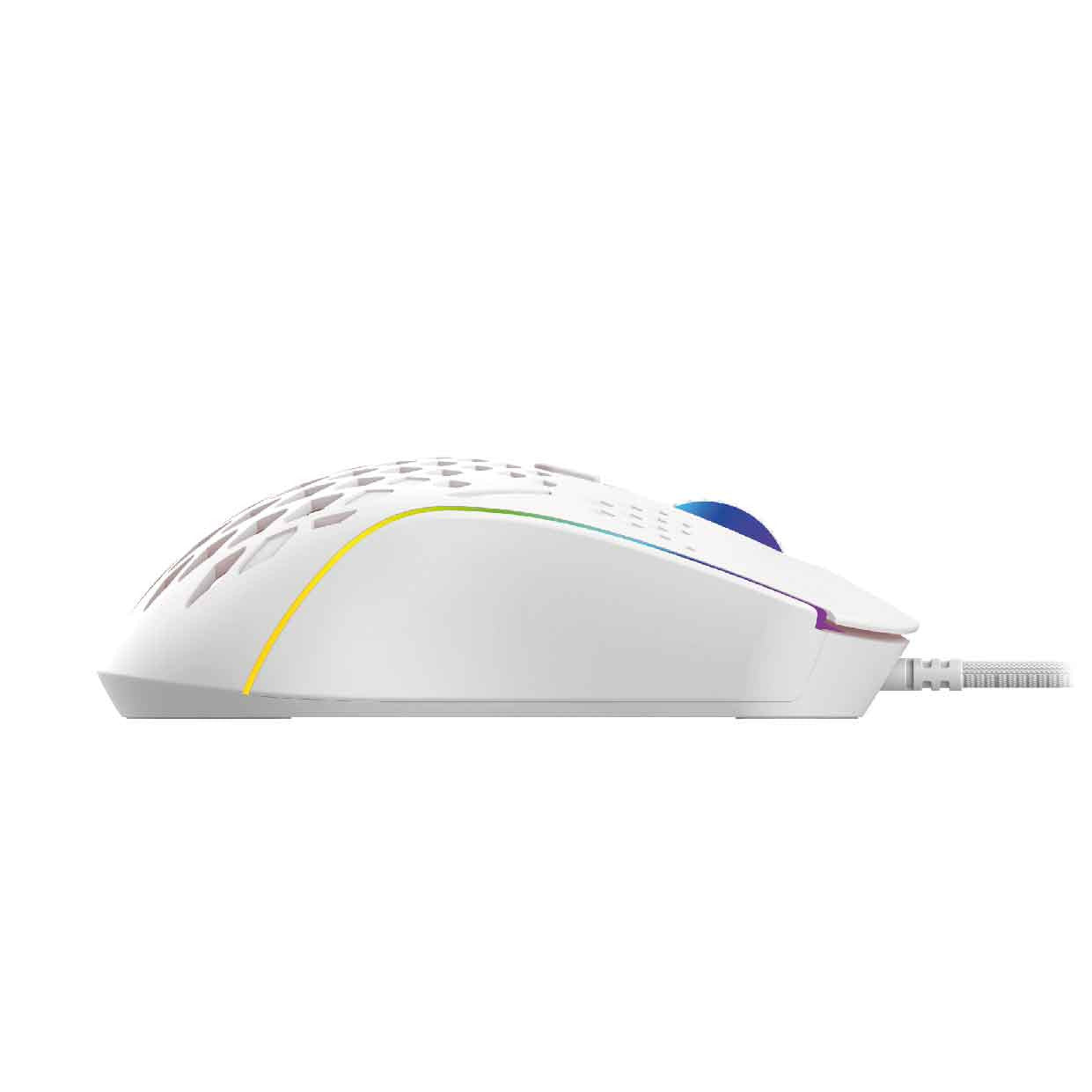 Laser RGB Lightweight Gaming Mouse White - Image 8
