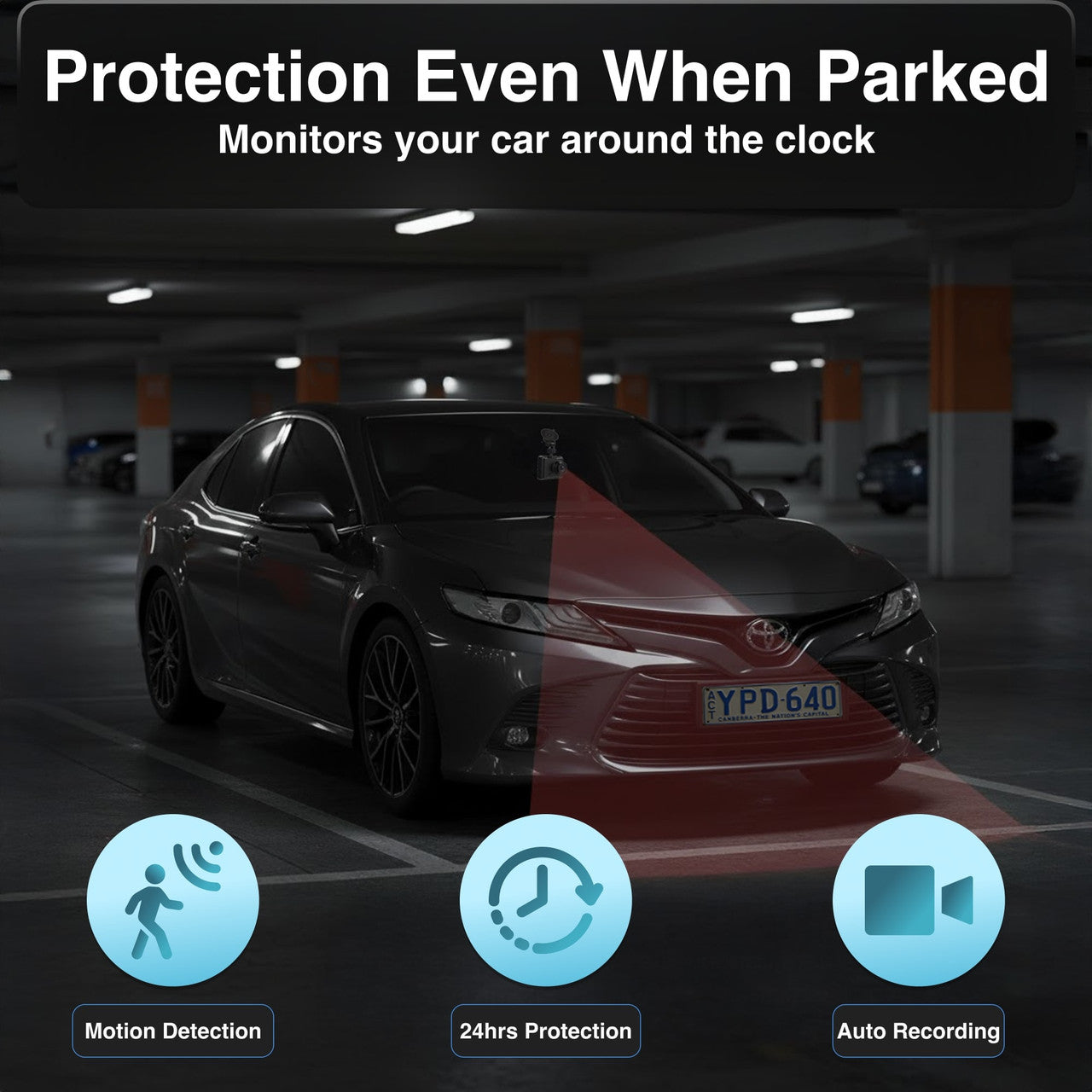 Laser Full HD Dash Camera 2.5 Inch Display - Image 3