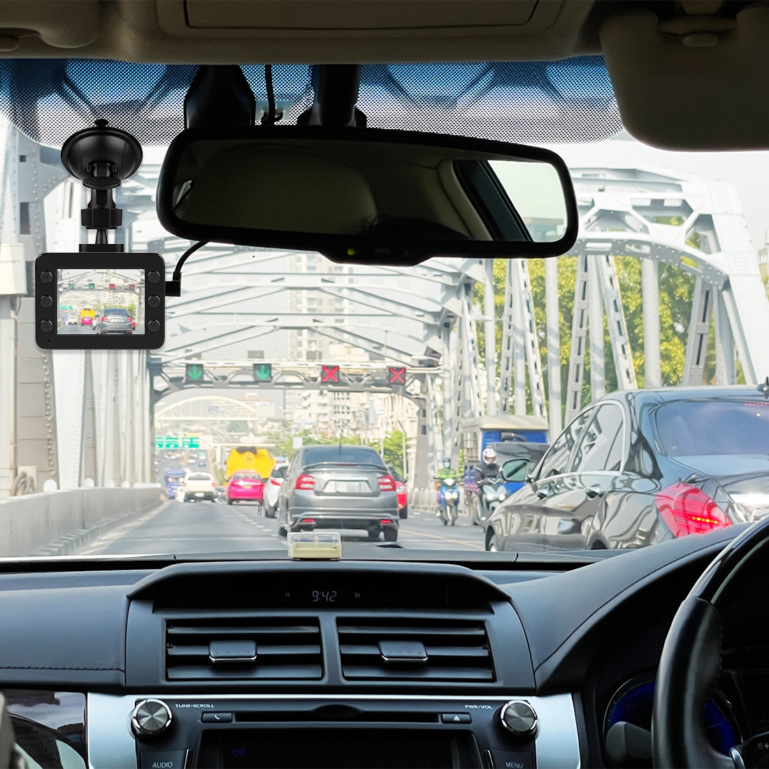 Laser Full HD Dash Camera 2.5 Inch Display - Image 7