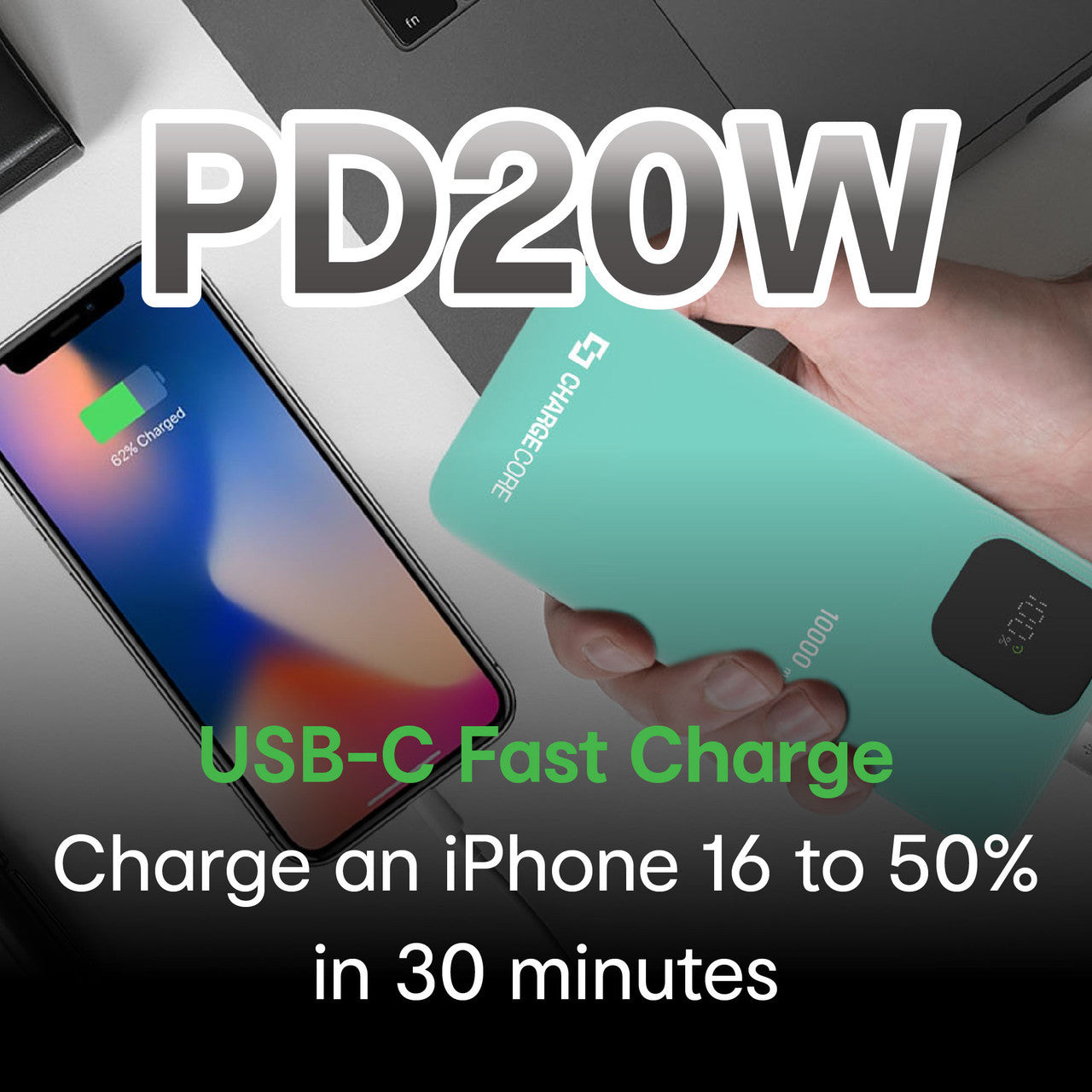 ChargeCore SafeCharge Max 10K - Sunset Coral - Image 9