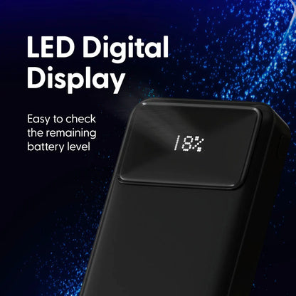 Laser 20000mAh Powerbank 18W PD with LED Black - Image 5
